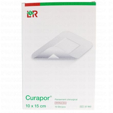 LOHMANN & RAUSHER Curapor Pansement Chirurgical 10 pi&egrave;ces (10x15 cm)