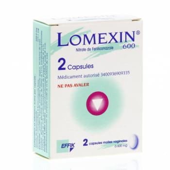 LOMEXIN 600 mg (boîte de 2 capsules)