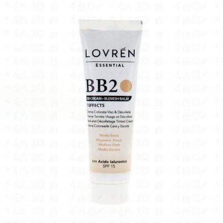 LOVREN BB2 BB cr&egrave;me m&eacute;dium fonc&eacute; tube 25ml