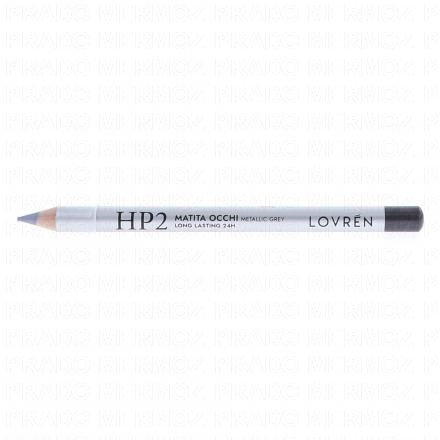 LOVREN HP2 Crayon Yeux Gris M&eacute;tallis&eacute; Longue Tenue 24H