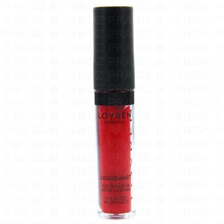 LOVREN R3 Rouge &agrave; l&egrave;vres liquide mat rouge intense