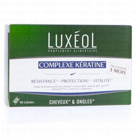 LUXEOL Complexe K&eacute;ratine Cheveux et Ongles x90 g&eacute;lules