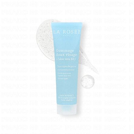LA ROS&Eacute;E Gommage doux visage &agrave; l'aloe vera BIO tube 60ml