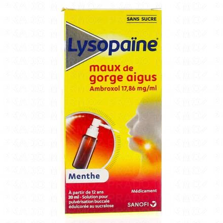 Lysopaïne 20ml Spray buccal