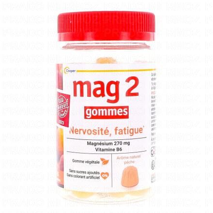 MAG 2 Nervosit&eacute; fatigue go&ucirc;t p&ecirc;che x45 Gommes