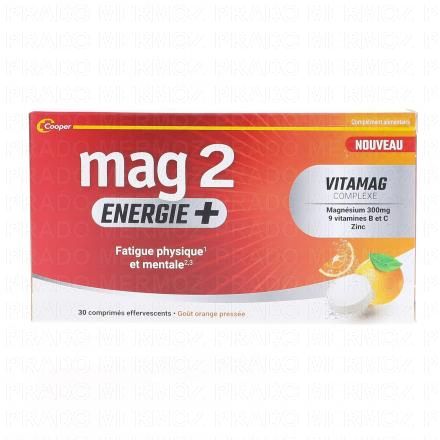 MAG 2 Vitamag Energie+ x30 comprim&eacute;s effervescents