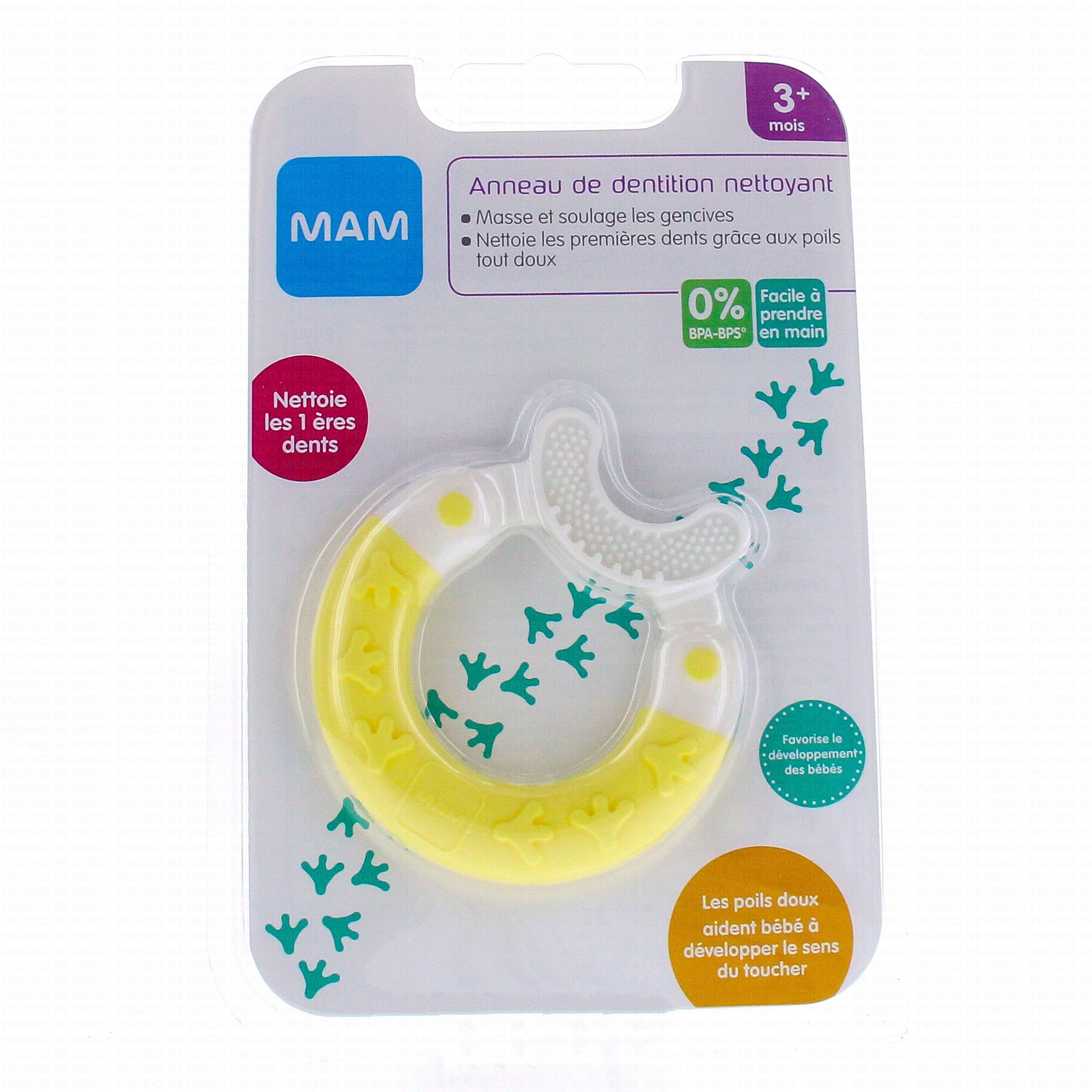 MAM Croc brosse Anneau de dentition 3mois