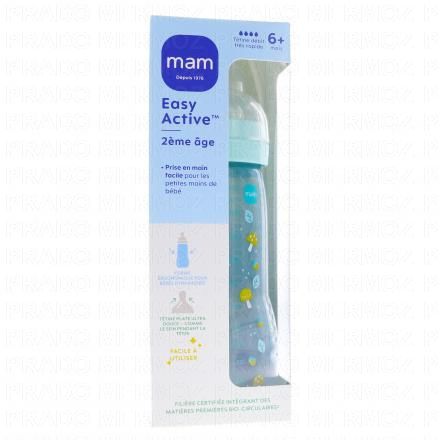 MAM Easy Active - Biberon 2&egrave;me &acirc;ge 330ml (ice)