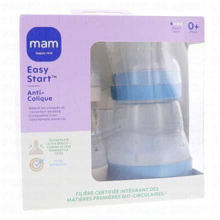 MAM Easy Start Anti-Colique biberon d&eacute;bit 1 160ml (lot de 2 ocean et sable)