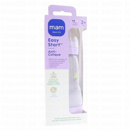 MAM Easy Start Anti-Colique biberon d&eacute;bit 2 260ml (lilas)