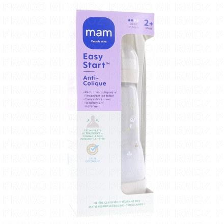 MAM Easy Start Anti-Colique biberon d&eacute;bit 2 260ml (sable)