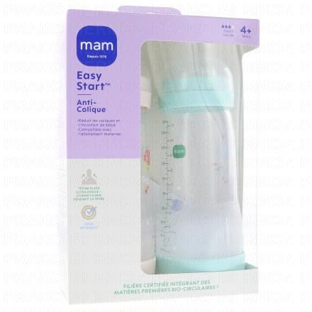 MAM Easy Start Anti-Colique biberon d&eacute;bit 3 320ml (lot de 2 vert et sable)