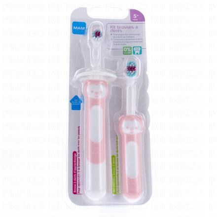 MAM Kit Ma premi&egrave;re brosse &agrave; dent +6mois (2 unit&eacute;s)