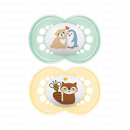 MAM Original Classique - 2 Sucettes +18 Mois Ref 75