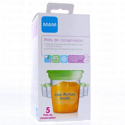 MAM Pots de conservation x5