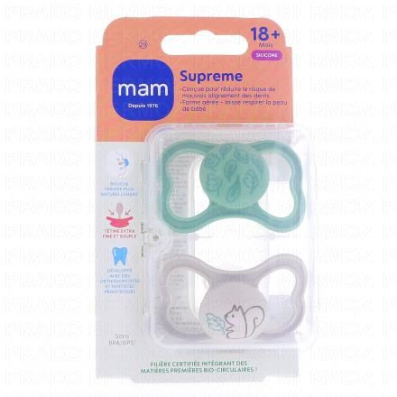 MAM Supreme Sucettes +18 mois x2 n&deg;29 (uni)