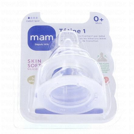 MAM T&eacute;tine plate d&eacute;bit 1