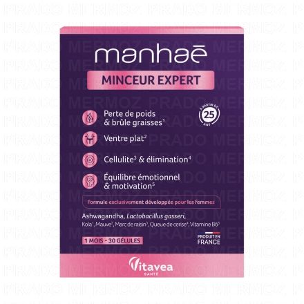 MANHAE Minceur expert x30 g&eacute;lules