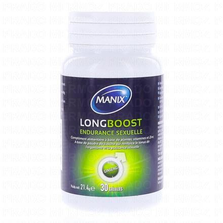 MANIX Long Boost Endurance Sexuelle x30 G&eacute;lules
