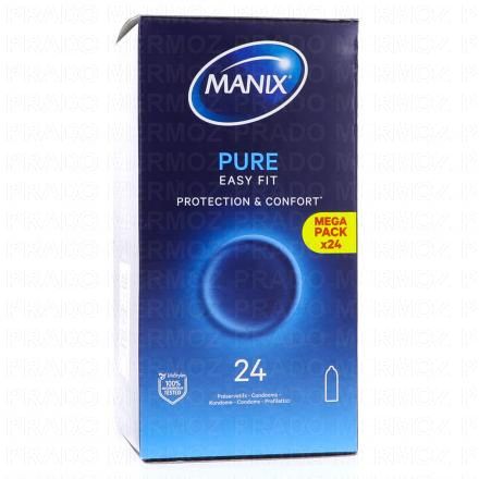 MANIX Pure Easy Fit - Pr&eacute;servatifs x24