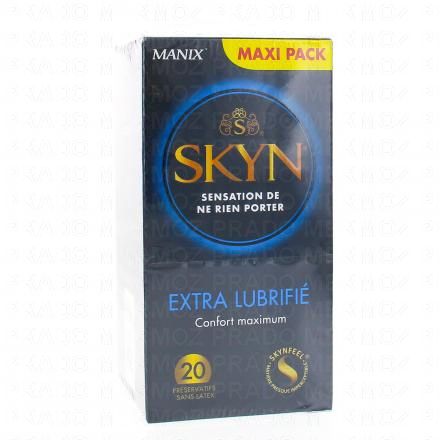 MANIX SKYN sensation de ne rien porter Extra lubrifi&eacute; x20 (x20)
