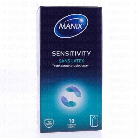 MANIX Sensitivty - Pr&eacute;servatif sans latex x10