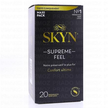 MANIX Skyn - Supreme Feel Pr&eacute;servatifs sans latex exra fin (x20)