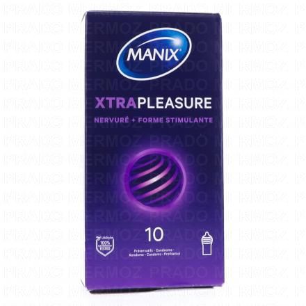 MANIX Xtra Pleasure Double Extase 10 préservatifs