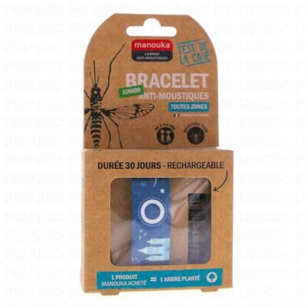 MANOUKA Bracelet anti-moustique Junior + 1 recharge 6ml (princesse)