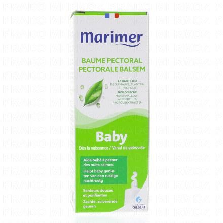 MARIMER Nature - Baume pectoral b&eacute;b&eacute; bio 50ml