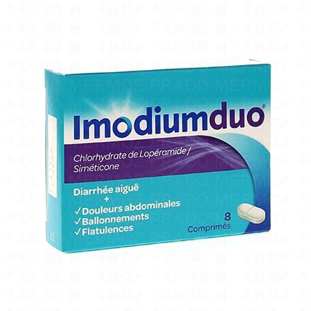Imodium Duo (8 comprimés)