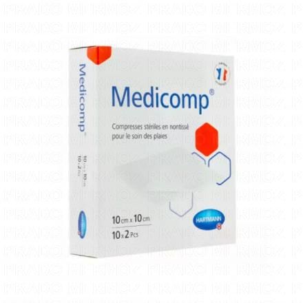 MEDICOMP Compresse non-tissé (10 sachets de 10x10cm)