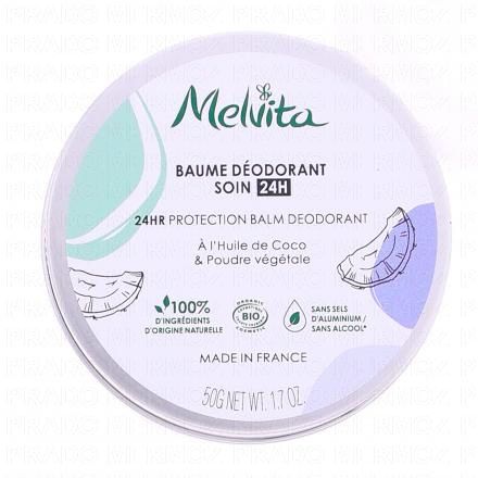 MELVITA Baume D&eacute;odorant Soin 24h 50g