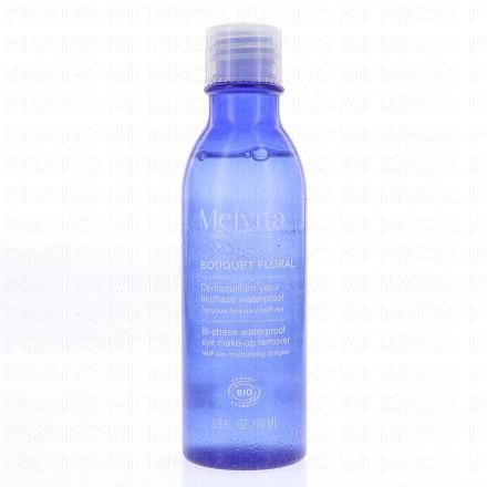 MELVITA Bouquet Floral D&eacute;tox - D&eacute;maquillant yeux bi-phas&eacute; (flacon 100ml)