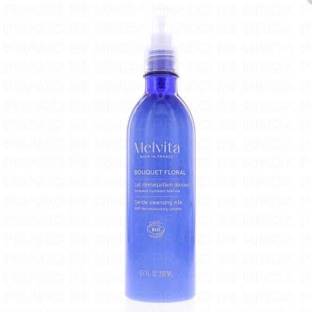 MELVITA Bouquet Floral D&eacute;tox - Lait d&eacute;maquillant douceur 200ml