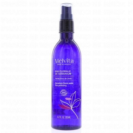 MELVITA Eau florale de g&eacute;ranium bourbon bio 200ml