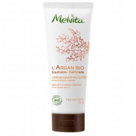 MELVITA L'Argan Bio - Cr&egrave;me mains velout&eacute;e 75ml