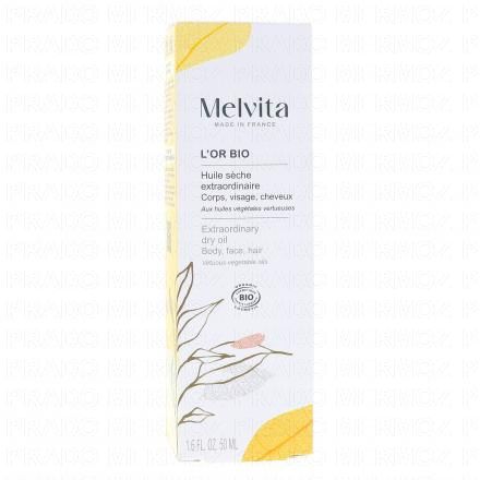 MELVITA L'Or Bio - Huile sèche extraordinaire bio (50ml)
