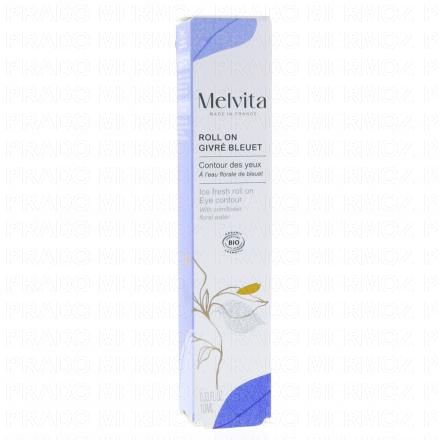 MELVITA Roll-on givr&eacute; &agrave; l'eau florale de Bleuet roll-on 10 ml