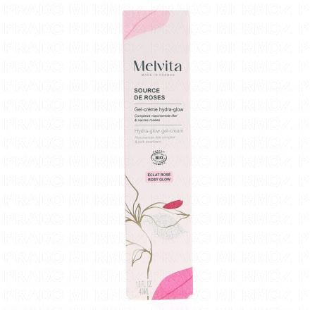 MELVITA Source de Roses Gel Cr&egrave;me Hydra-Glow bio 40ml