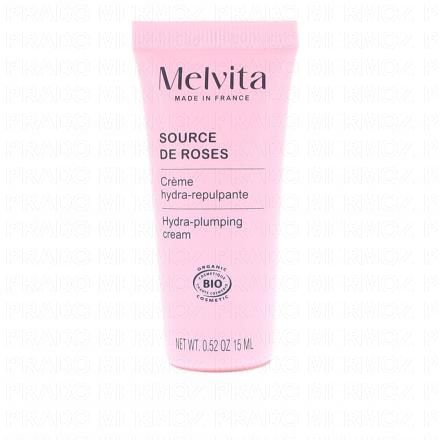 MELVITA Source de roses - Cr&egrave;me hydra repultante bio (tube 15ml)