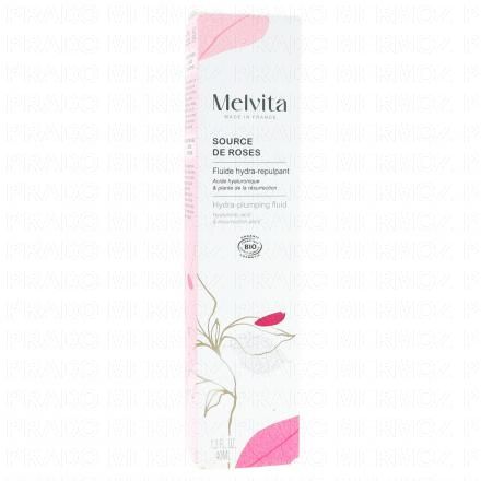 MELVITA Source de roses - Fluide hydra repulpant bio 40ml