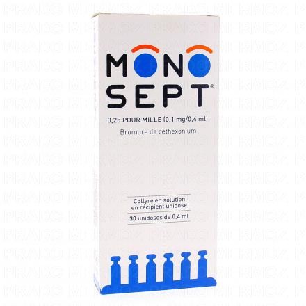 MENARINI Monosept 0,025%, Collyre x30 unidoses