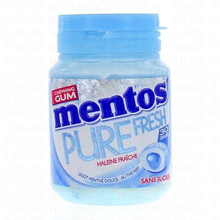 MENTOS Pure Fresh - Chewingum menthe douce thé vert x30 dragées