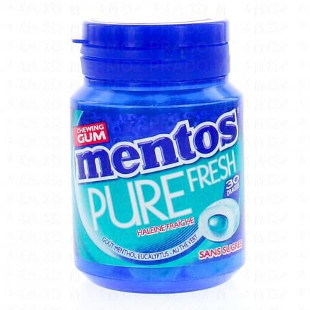 MENTOS Pure fresh Menthol Eucalyptus 30 pièces