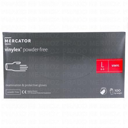 MERCATOR Vinylex - Gants vinyles sans poudre (taille l)