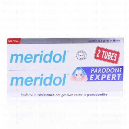 MERIDOL Parodont expert dentifrice quotidien fluor&eacute; (lot de 2 x 75ml)