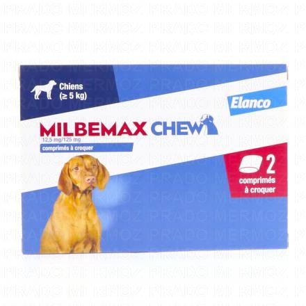 MILBEMAX Chew - Chien 2 comprimés > 5kg à croquer