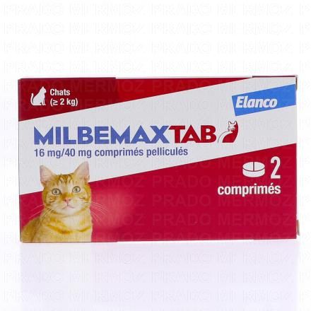 MILBEMAX Tab - Chat boite de 2 comprim&eacute;s