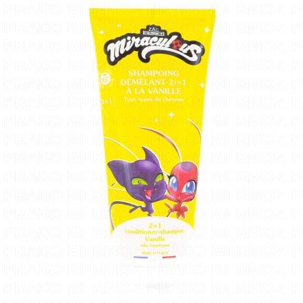 MIRACULOUS Shampooing D&eacute;m&ecirc;lant 2en1 vanille 200ml